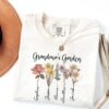 custom grandmas garden kids flower shirt for mothers day best mom ever shirt personalized mama gift kvf1d scaled