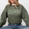 custom granny est 2024 sweatshirt personalized gift for new grandma unique granny sweater great for christmas and special occasions vev2x