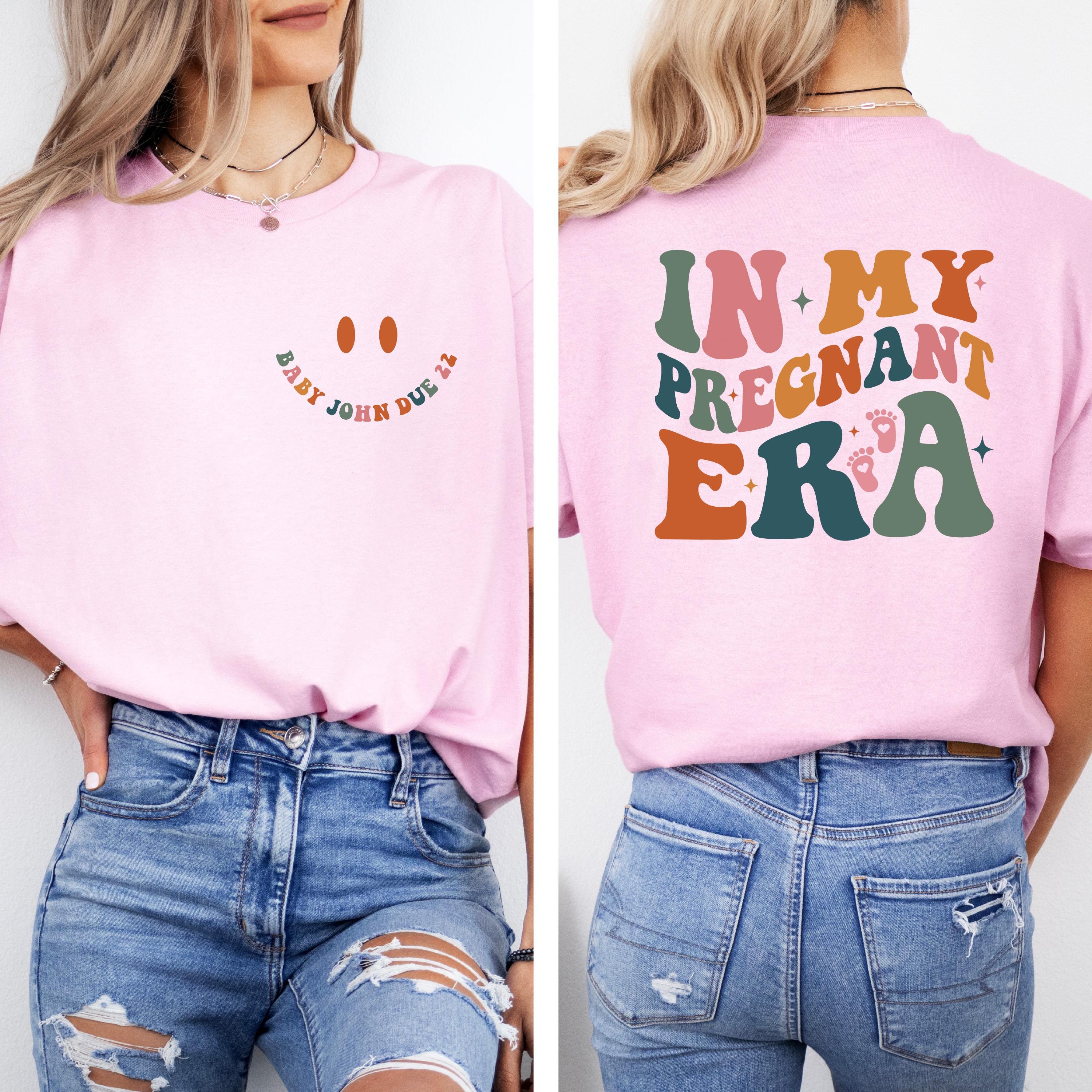 custom in my pregnant era shirt for new moms pregnancy tee baby reveal gift mothers day shirt for expecting mothers qjwpd scaled