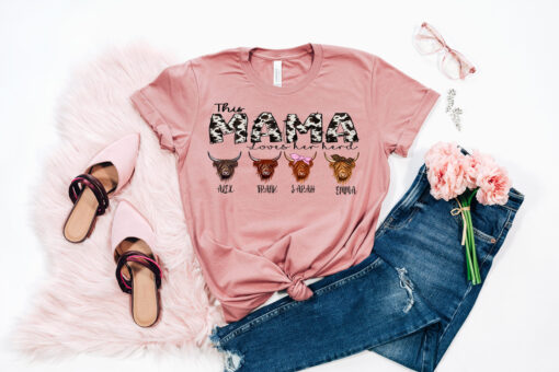 custom kids name sweatshirt this mama loves her herd funny mom shirt for mothers day best mom ever t shirt vtgpy scaled