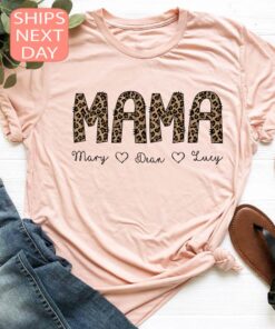 custom leopard print mama shirt cute cheetah mama shirt for mothers day personalized gifts for mom and mama sweatshirt oixeb