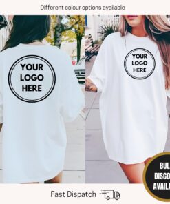 custom logo shirt for small business personalized printed tee team staff shirt comfort colors t shirt yf6rq