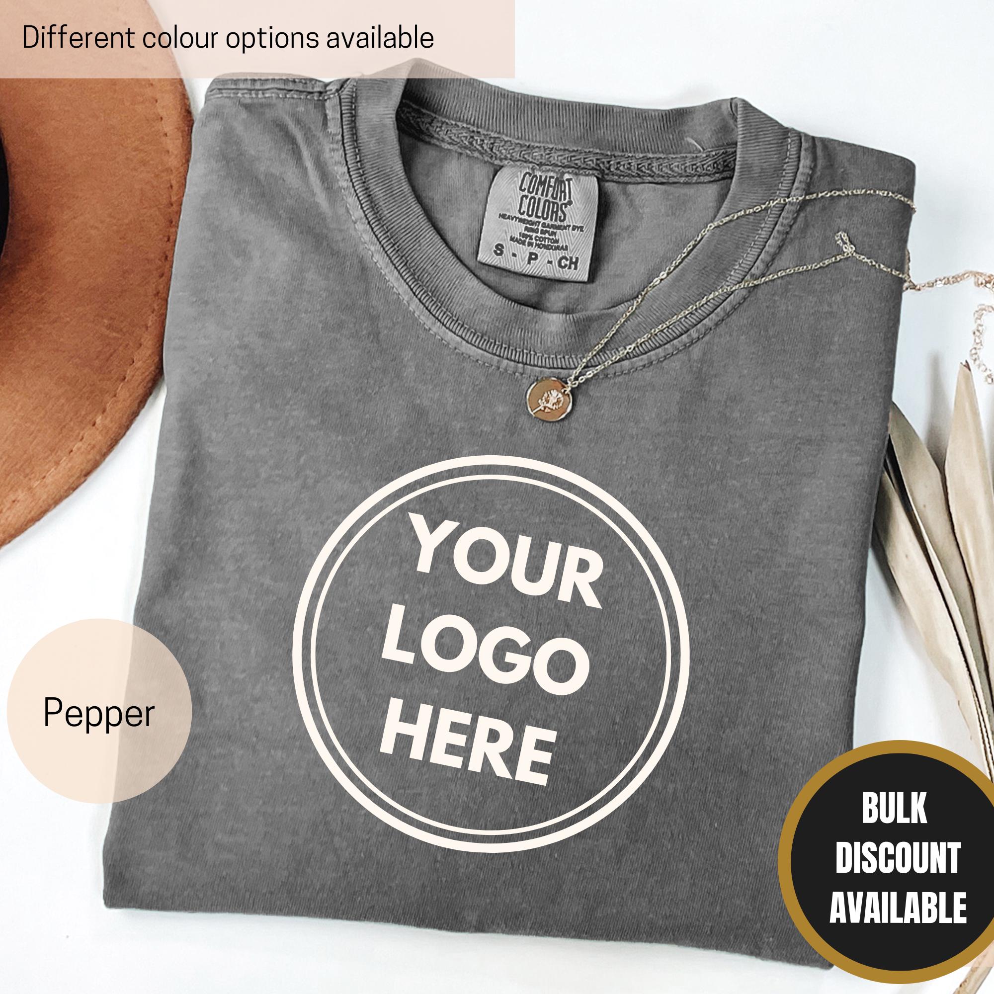 custom logo shirt for small business personalized team tee custom printed company staff t shirt 1jse0