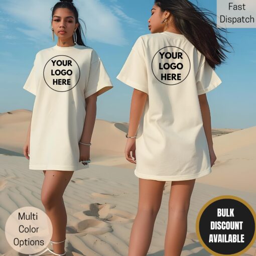 custom logo shirt for small business personalized team tee custom printed company staff t shirt aey6l