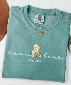 custom mama bear shirt personalized for moms and grandmas cute mothers day tee unique gift for new moms pgcw7