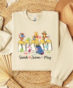 custom mama bear shirt with kids names for mothers day personalized gift winnie the pooh inspired sweatshirt bvub2