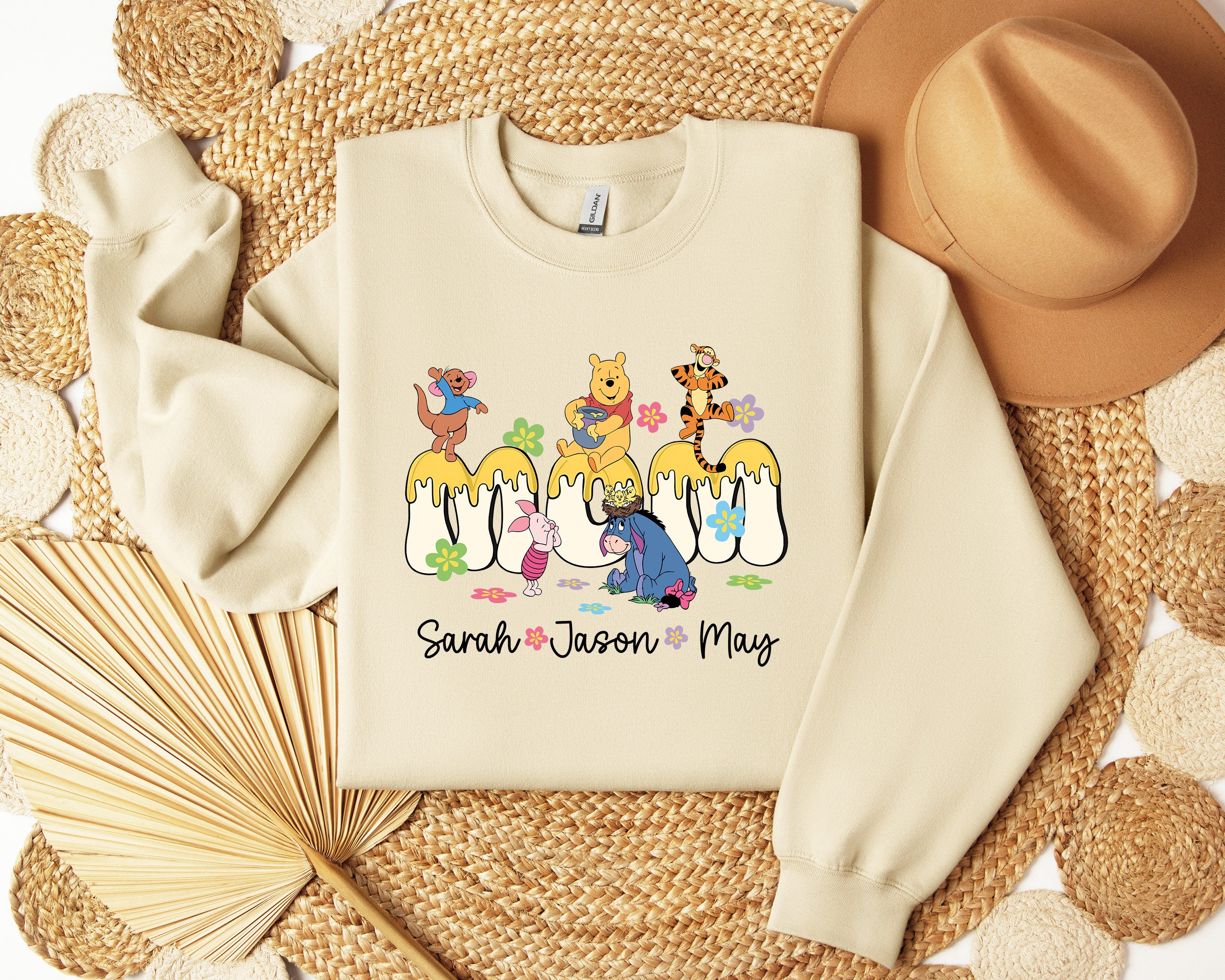 custom mama bear shirt with kids names for mothers day personalized gift winnie the pooh inspired sweatshirt bvub2 scaled