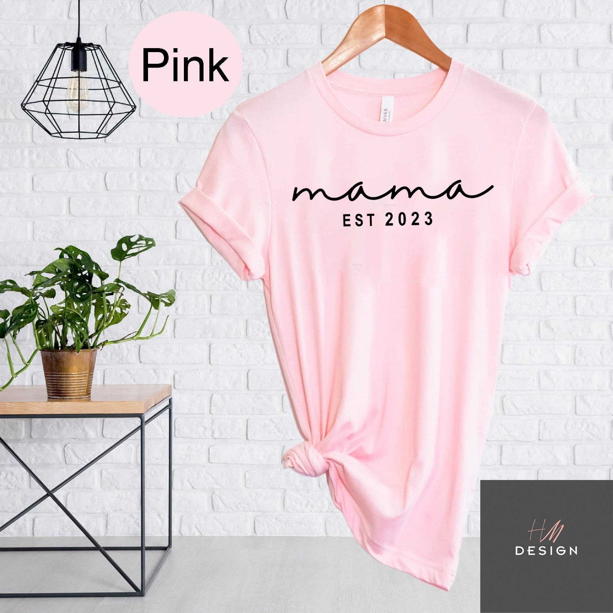 custom mama est 2023 shirt personalized date shirt for mothers day best mom t shirt unique mom life crewneck 6dhic