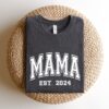 custom mama est 2024 shirt for new moms funny mom life t shirt ideal for mothers day pregnancy announcement gifts nimxc scaled