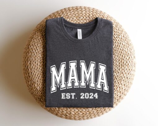 custom mama est 2024 shirt for new moms funny mom life t shirt ideal for mothers day pregnancy announcement gifts nimxc scaled