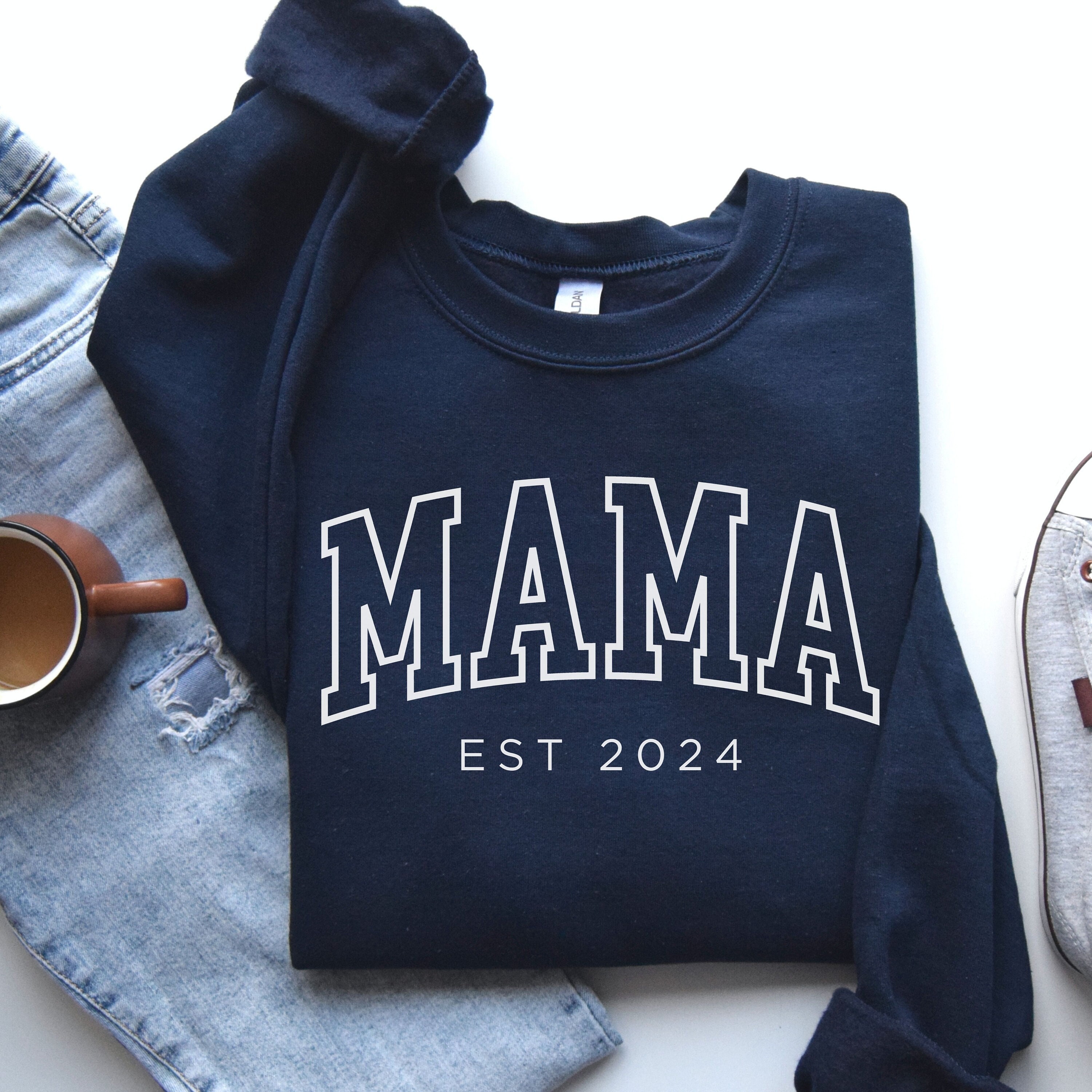 custom mama est 2025 sweatshirt for new moms pregnancy announcement funny mom shirt unique mothers day gift godiy scaled