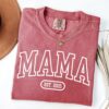 custom mama est shirt personalized for new moms pregnancy announcement cute mom t shirt ideal for mothers day gifts um1fu