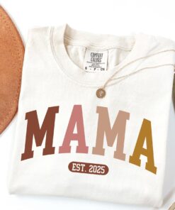 custom mama est year shirt for moms personalized pregnancy announcement cute mothers day gift zuh0c