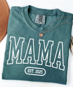 custom mama est year shirt for new moms funny mothers day shirt cool mom life crewneck gift 8jukp