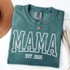 custom mama est year shirt personalized mom gift cute mothers day shirt pregnancy announcement mom to be t shirt 5movu