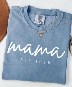 custom mama est year shirt unique mom gift for mothers day pregnancy announcement or mom birthday gift e5m6t