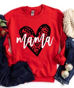 custom mama heart shirt for mothers day personalized mom t shirt unique mommy tee gift for new moms and mothers jgksi