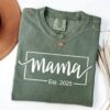 custom mama shirt cute mom life t shirt for new mothers mothers day gift funny mama tee unique personalized mom shirts opcm4