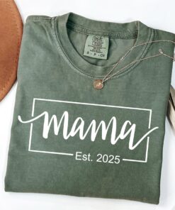 custom mama shirt cute mom life t shirt for new mothers mothers day gift funny mama tee unique personalized mom shirts opcm4