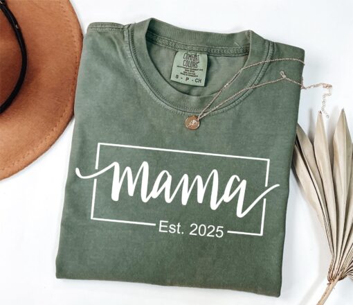 custom mama shirt cute mom life t shirt for new mothers mothers day gift funny mama tee unique personalized mom shirts opcm4