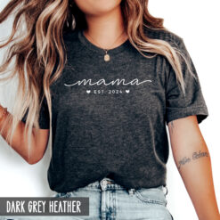 custom mama shirt est for mothers day unique new mom gift personalized mommy shirt baby shower gift iore7