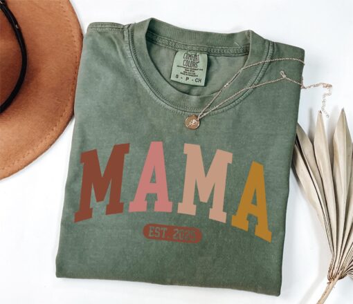 custom mama shirt for new mothers cute mom to be crewneck mothers day shirt best mom ever t shirt zhk4i