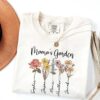 custom mama shirt with birth flowers for mothers day unique gift for mom vintage garden design h1rbk scaled