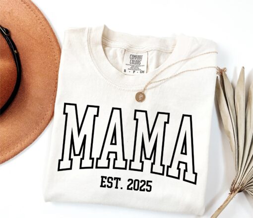 custom mama shirt with established year funny mama t shirt for new moms mothers day shirt and gift idea 4vaeq