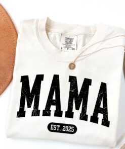 custom mama shirt with established year funny mom life tee best mom ever shirt for new mothers mothers day gift e1pao