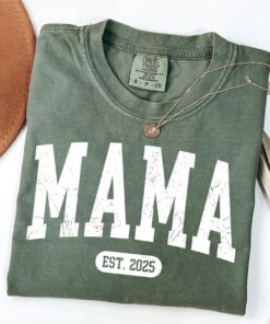 custom mama shirt with established year funny mom life tee best mom ever shirt for new mothers mothers day gift g9hfj