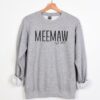 custom meemaw sweatshirt long sleeve personalized meemaw gifts unique meemaw sweater for grandmothers ectv1 scaled