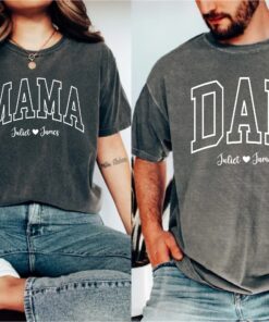 custom mom and dad shirts with kids names matching family t shirts personalized mom life shirt best dad shirt gifts 9gmqj