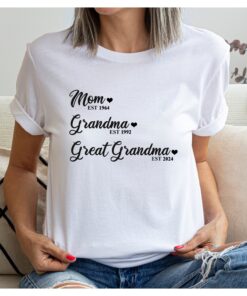 custom mom grandma great grandma shirt for mothers day personalized nana mimi est shirt unique mom life gifts 8szme