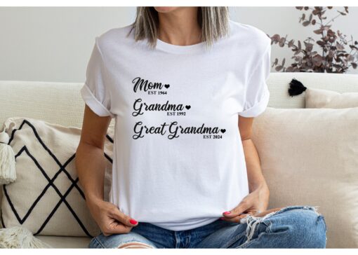 custom mom grandma great grandma shirt for mothers day personalized nana mimi est shirt unique mom life gifts 8szme