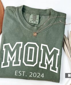 custom mom shirts personalized mama t shirt cute mom to be tee pregnancy announcement gifts best mom ever shirt xucf4