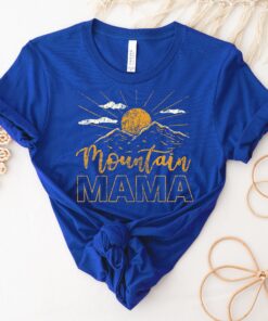 custom mountain mama shirt for moms who love hiking vintage 70s style camping tee mountain mom t shirt adventure apparel hiszv