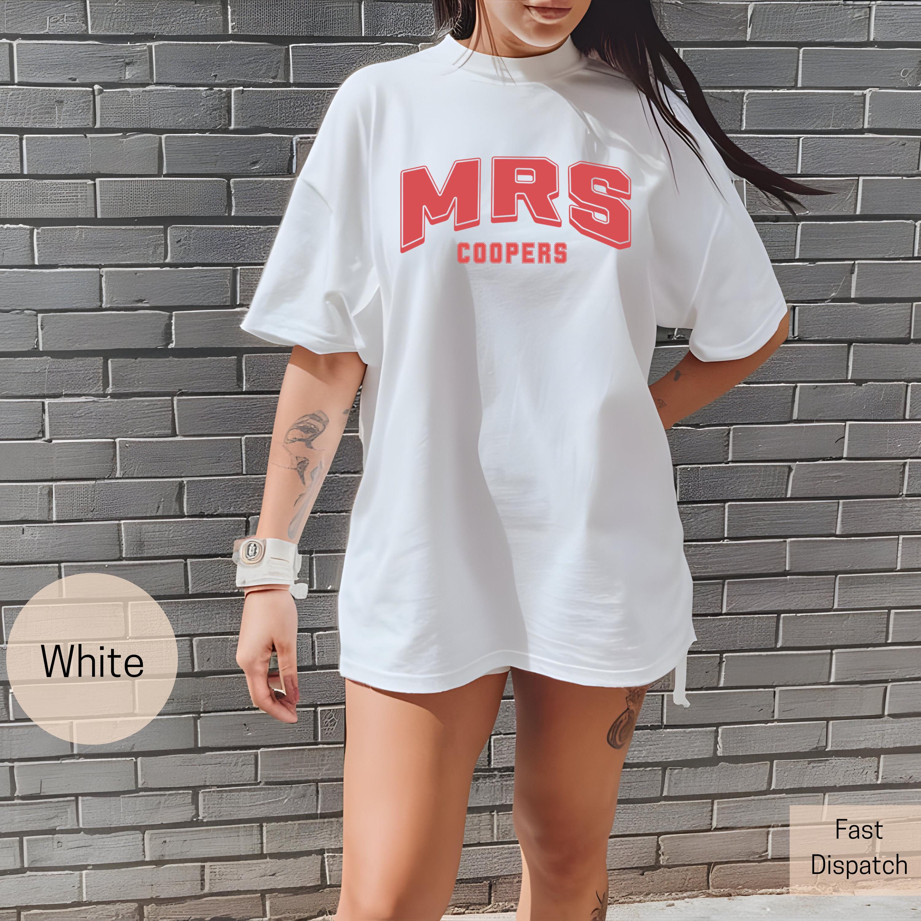 custom mrs shirt for new wives personalized bride tee bachelorette party shirt bridal party gift idea qbfnf scaled