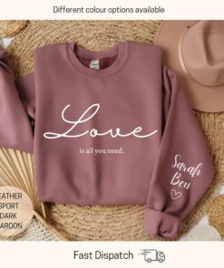 custom name valentines sweatshirt love sweater personalized valentines day shirt unique gift for girlfriend 2gpmz