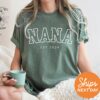 custom nana est 2024 shirt personalized grandma gift pregnancy announcement shirt promoted to nana t shirt 2petg