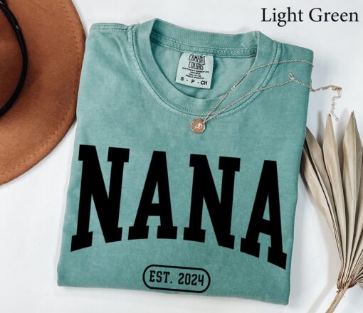 custom nana est shirt for grandma personalized mothers day shirt unique grandma gift christmas gift idea xjqau scaled