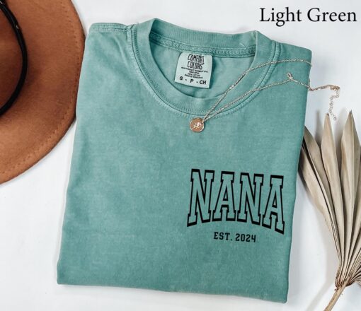 custom nana est shirt for mothers day vintage grandma shirt unique personalized gift for nana and mom mpkjw scaled