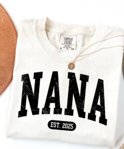 custom nana est year shirt cute grandma shirt personalized gifts for mothers day new gigi mimi granny t shirt mzrxa