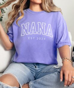 custom nana shirt established 2025 personalized mothers day gift pregnancy announcement new nana t shirt 2jozy