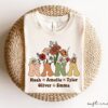 custom nana t shirt with grandkids names personalized mothers day tee wildflowers design for nana gifts pkkdq