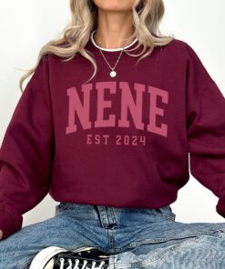 custom nene est 2024 sweatshirt for new grandma unique gift christmas present personalized nene sweater ykzf1