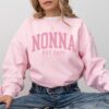 custom nonna est sweatshirt 2024 personalized nonna gift new grandma sweater unique christmas gift for nonnie yow7m