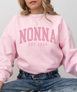 custom nonna est sweatshirt 2024 personalized nonna gift new grandma sweater unique christmas gift for nonnie yow7m