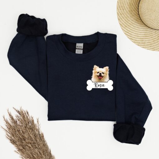 custom pet portrait sweatshirt personalized dog mom dad shirt custom pet photo pullover unique pet lover apparel 6wkcg