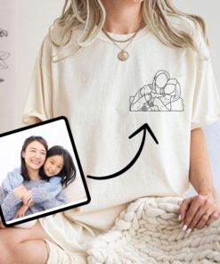 custom photo shirt for mom mothers day t shirt unique mom portrait tee personalized gifts for mothers day and birthdays b2xv5