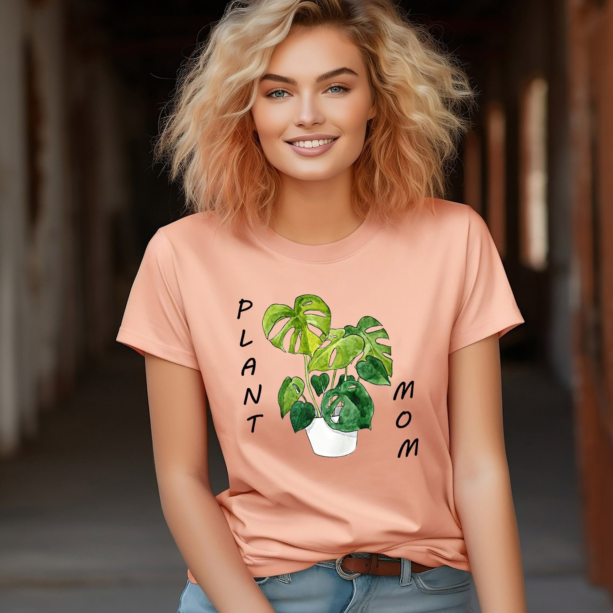 custom plant mom shirt for mothers day cute plant lady tee personalized plant lover gift t shirt 5yekc